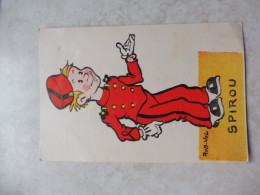 Carte Postale Kaart Bd Spirou Mnh Neuf ** Perfect Parfait Rob Vel Non Circulé - Bandes Dessinées