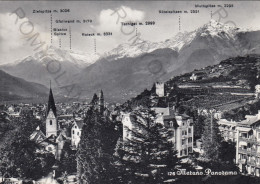 CARTOLINA  C3 MERANO,TRENTINO ALTO ADIGE-PANORAMA-STORIA,MEMORIA,CULTURA,RELIGIONE,BELLA ITALIA,VIAGGIATA 1957 - Merano