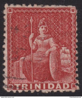 1859 TRINIDAD, SG 38 (1d.) Rose-red USED - Other & Unclassified