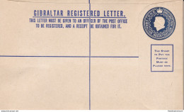 GIBILTERRA, GIBRALTAR, REGISTERED LETTER Queen Elizabeth 1sh. NUOVA/NEW - Otros & Sin Clasificación