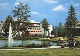 72296796 Lahnstein Klinik Lahnhoehe Teich Fontaene Lahnstein - Lahnstein