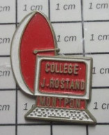 1616c  Pin's Pins / Rare Et De Belle Qualité / INFORMATIQUE / ORDINATEUR COLLEGE JEAN ROSTAND MONTPONT - Informática