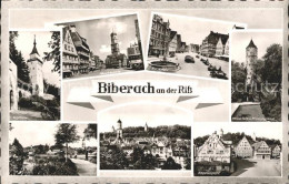 72295550 Biberach Riss Gigelturm Marktplatz Brunnen Weisser Turm Wielanddenkmal  - Biberach