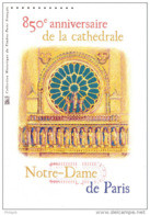 " 850 ANS DE NOTRE-DAME DE PARIS " Sur Document Officiel 1er Jour De 4 Pages De 2013.  N° YT F4714. Parfait état ! DPO - Iglesias Y Catedrales