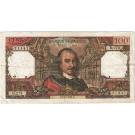 France, 100 Francs, Corneille, 1967, B.279, TB, Fayette:65.19, KM:154g - 100 F 1964-1979 ''Corneille''