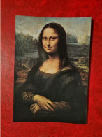 Carte MUSEE DU LOUVRE PARIS LA JOCONDE MONA LISA PAR LEONARD DE VINCI - Musei