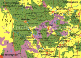 72292879 Lueneburger Heide Uebersichtskarte Des Naturschutzgebietes Lueneburger  - Walsrode