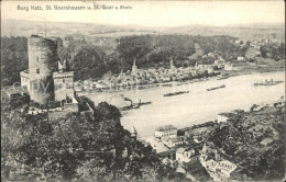 72291712 St Goarshausen St Goar Burg Katz Rhein Binnenschifffahrt Ehrenthal - Loreley