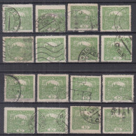 ⁕ Czechoslovakia 1919/20 ⁕ Hradcany 10 H. Mi.25 ⁕ 16v Used / Shades / Unchecked Perf. - Usati