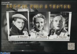 Poland 2016 Stars Of Film & Theatre S/s, Mint NH, Performance Art - Film - Movie Stars - Theatre - Unused Stamps