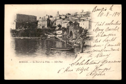 ALGERIE - BOUGIE - LE PORT ET LA VILLE - Bejaia (Bougie)