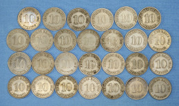Deutsches Reich  10 Pfennig • 1911 - 1916 •  27 X  ► ALL DIFFERENT ◄ Most In High Grades • Lot / Collection • [24-287] - Collezioni