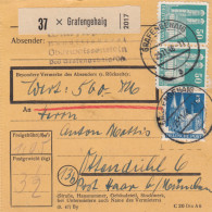 BiZone Paketkarte 1948: Grafengehaig Nach Haar, Wertkarte - Storia Postale