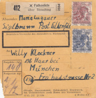 BiZone Paketkarte 1948: Siglbrunn Falkenfels Nach Haar - Storia Postale