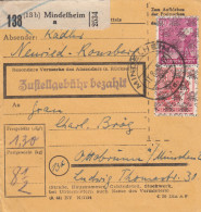 BiZone Paketkarte 1948: Mindelheim Neuried Nach Ottobrunn - Brieven En Documenten