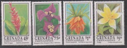 GRENADINES - N°1464/7 ** (1993) Fleurs - Grenade (1974-...)