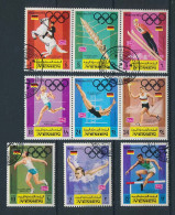 9 Timbres Oblitérés THE MUTAWAKELITE KINGDOM OF YEMEN X-13 XX° Jeux Olympiques D'été MUNICH 1972 - Summer 1972: Munich