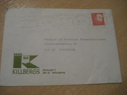 HALSINGBORG 1970 Owl Hibou Cancel Killbergs Cover SWEDEN Chouette - Hiboux & Chouettes