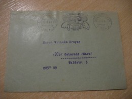 HANNOVER 1961 To Osterode Owl Hibou Cancel Cover GERMANY Chouette - Owls