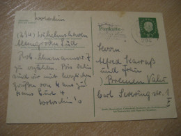 WILHELMSHAVEN 1962 To Bremen Owl Hibou Cancel Postal Stationery Card GERMANY Chouette - Owls