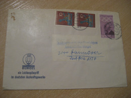 CELLE 1969 To Hannover Owl Hibou Cancel Burgel Cover GERMANY Chouette - Hiboux & Chouettes