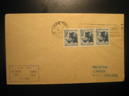 CAPE TOWN 1959 To London England Clan Ross Cancel Cover SOUTH AFRICA Pole Polar Arctic Antarctic - Other & Unclassified