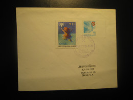 BASE Antartida Teniente Marsh 1990 To Concepcion Antarctic Cover CHILE Pole Polar Antarctique Antarctics Antarctica - Otros & Sin Clasificación