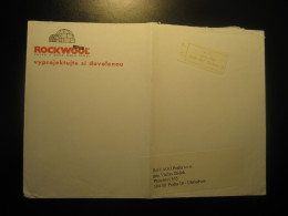 PRAGA 1998 Cancel Postage Paid Rockwool Igloo Arctic Folded Cover CZECH REPUBLIC Pole Polar Arctics Arctique - Other & Unclassified