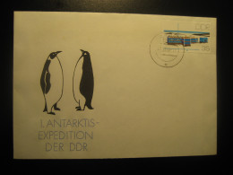 ...RBERG 1988 Antarctic Expedition Research Station Penguin Cover DDR GERMANY Antarctics Antarctica Pole Polar - Antarctische Expedities