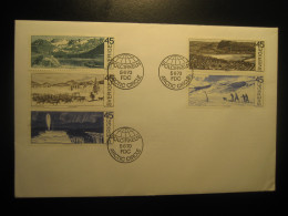 ARCTIC CIRCLE 1970 Polcirkeln FDC Cancel Cover SWEDEN Arctic Arctique Arctics Pole Polar - Andere & Zonder Classificatie