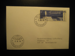 ARCTIC CIRCLE 1970 To Katrineholm Polcirkeln Cancel Cover SWEDEN Arctic Arctique Arctics Pole Polar - Otros & Sin Clasificación