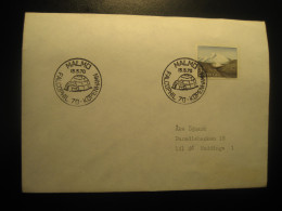 MALMO 1970 To Huddinge Igloo Falcophil Kopenhamn Cancel Cover SWEDEN Arctic Arctique Arctics Pole Polar - Autres & Non Classés