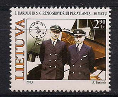 Lithuania 2013  80th Anniversary Of S.Darius And S.Girėnas Transatlantic Flight. Mi 1140 - Lituanie