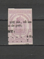 FRANCE  TIMBRE JOURNAUX N° 1 OBLITERE DE 1868  Cote : 85 € - Giornali