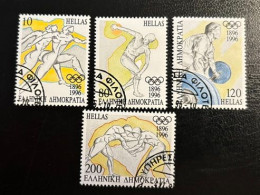 GREECE,1996, ATLANTA OLYMPIC GAMES, USED - Usados