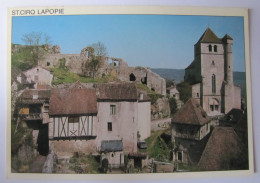 FRANCE - LOT - SAINT-CIRQ-LAPOPIE - Les Remparts De L'Eglise - Saint-Cirq-Lapopie