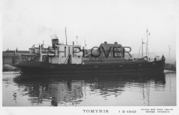 Pétrolier Français TOMYRIS - Carte Photo éditions Marius Bar - Bateau/ship/schiff - Petroliere