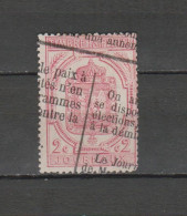 FRANCE  TIMBRE JOURNAUX N° 2 OBLITERE DE 1869  Cote : 115 € - Giornali