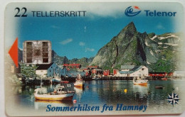 Norway N-122  6/98 - Sommerhilsen Fra Hamnoy - Norwegen