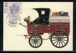 YT 2578 SUR CARTE POSTALE  DILIGENCES FOURGON POSTAL  12/3/1988 - Stage-Coaches