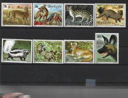 1981 RWANDA 1000-07 ** Animaux, Carnassiers - Ongebruikt