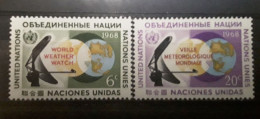 ONU NUEVA YORK 1968 Yv 182/3 MNH - UNO