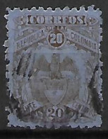 COLOMBIE   -   1892 .  Y&T N° 104 Oblitéré - Colombia