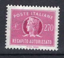 Y6205 - ITALIA RECAPITO Ss N°16 - ITALIE EXPRES Yv N°48 ** - Express-post/pneumatisch