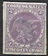 COLOMBIE   -   1876 .  Y&T N° 54 Oblitéré.  Condor - Colombie