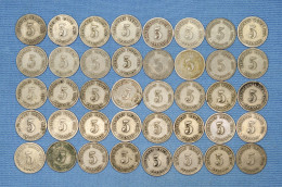 Deutsches Reich  5 Pfennig • 1892 - 1902 •  40 X  ► ALL DIFFERENT ◄ Incl. Scarcer Items • See Details • [24-293] - Verzamelingen