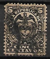 COLOMBIE   -   1892 .  Y&T N° 102 Oblitéré - Colombie