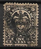 COLOMBIE   -   1892 .  Y&T N° 102 Oblitéré - Colombia