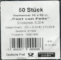 FB 46 Felix Der Hase - Post Von Felix, Banderole Für 50 Markensets - 2011-2020