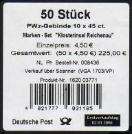 71 MH Reichenau, Banderole Für 50 MH, Type I (ohne DHL-Code) - 2001-2010